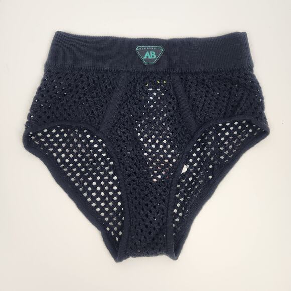Agua Bendita Alfie Streetwear Crochet Bottoms Black Size Medium NWT - Picture 2 of 6